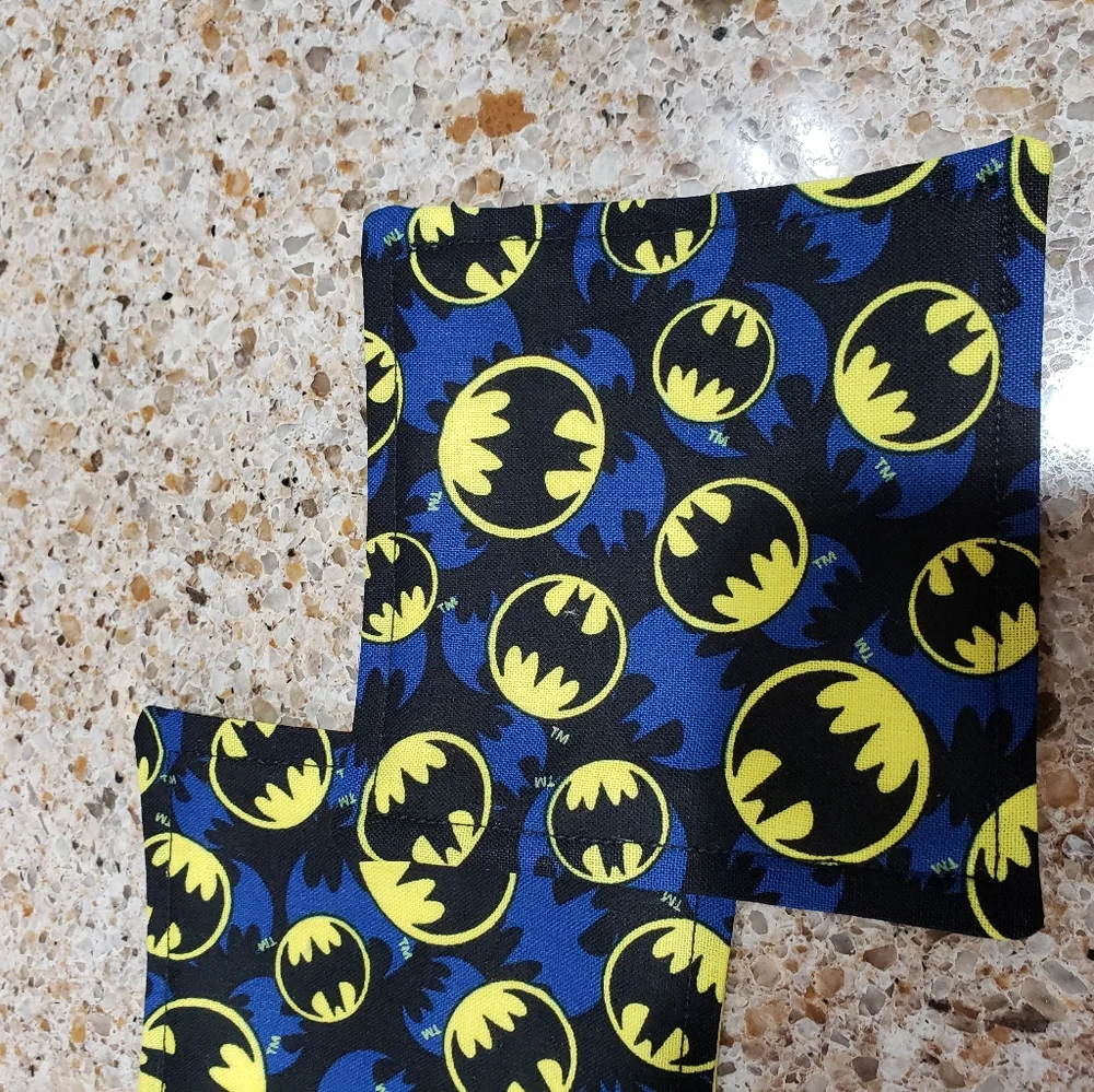 coasters set of 4 Batman bat signals